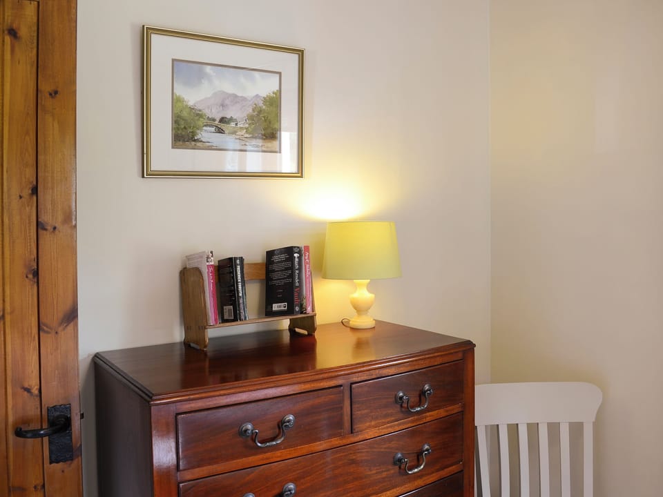Peaceful bedroom with twin beds | Allt Beag (Little Streams), Achintraid, near Lochcarron