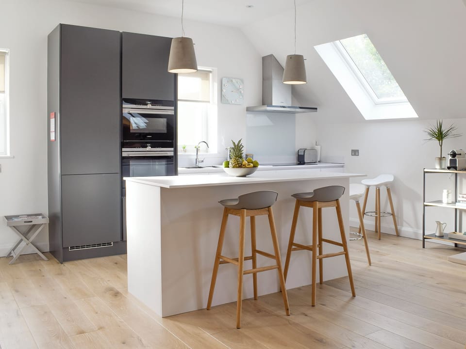 Well-equipped kitchen with &lsquo;Kitchen Island&rsquo; | Kenmore Lodge, Balnaskeag, near Kenmore