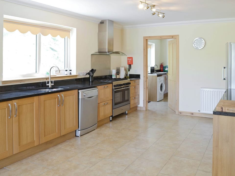 Spacious and well-equipped kitchen | March Cottage, Glen Cassley, near Lairg