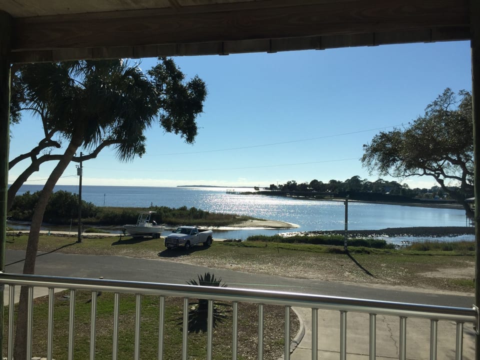 view from front- the Gulf of Mexico- that's why you're here