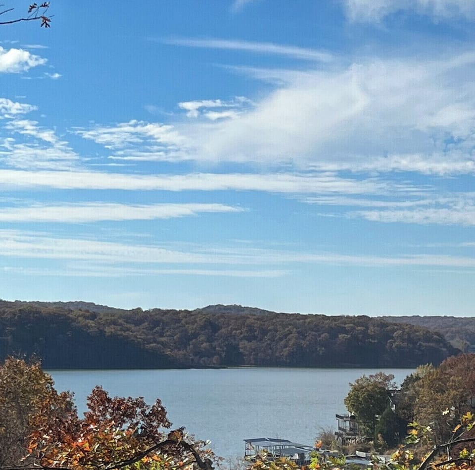 Lake views off Living Room deck