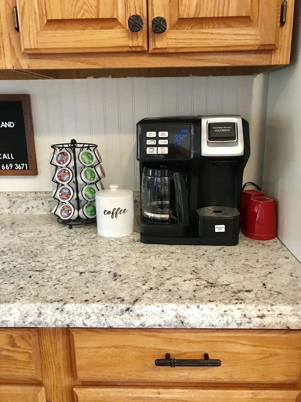 One cup of coffee or a whole pot, the amount is up to you.