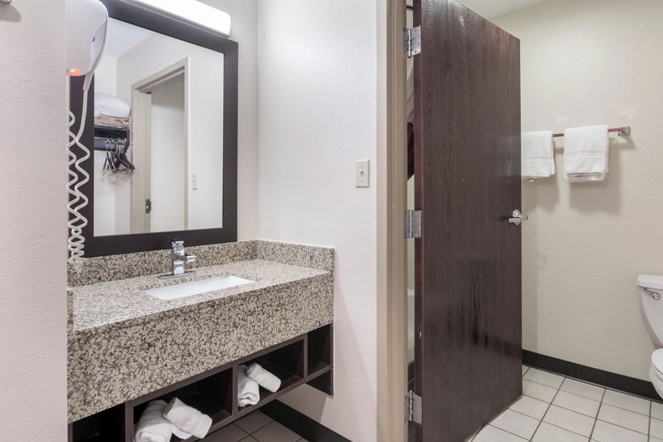 Free toiletries, hair dryer, towels, soap