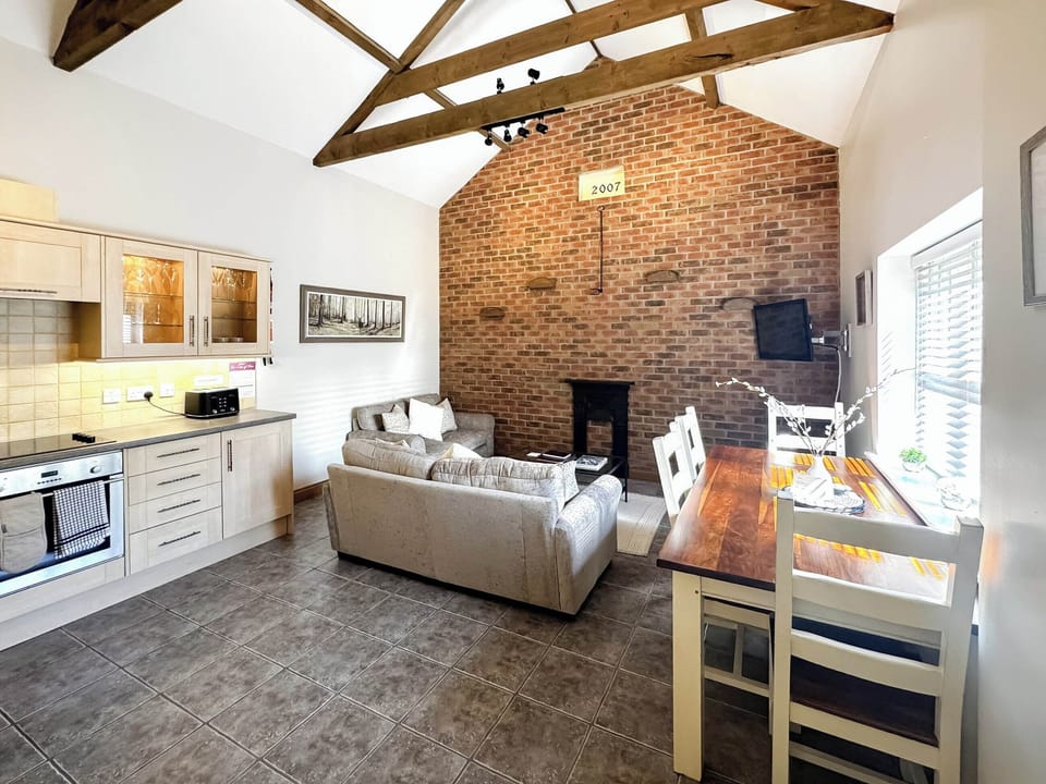 Convenient dining area | The Tack Room - The Courtyard, Hareby, near Horncastle