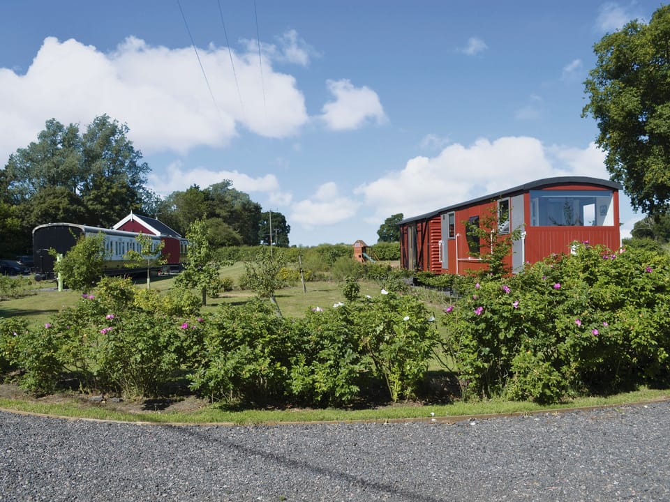 Garden and grounds | Brockford Railway Sidings - The Guards Van, Brockford, nr. Stowmarket