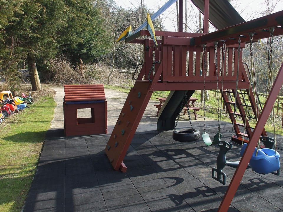 Children&rsquo;s play area | Higher Checkridge Farm, Hawkchurch, nr. Lyme Regis