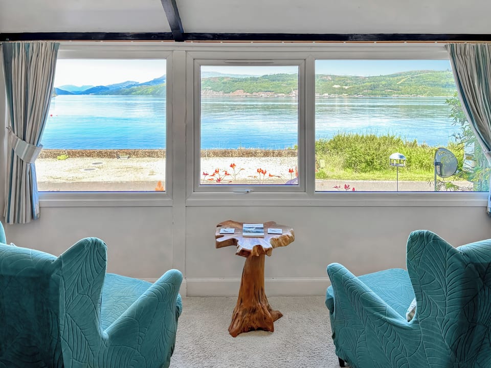 Stunning views of Loch Long from the comfort of the living room | The Heron, Ardentinny near Dunoon