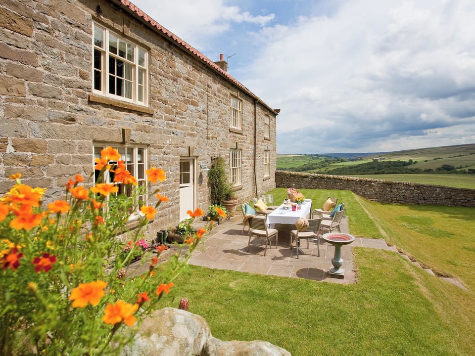 Sitting-out-area | Warren Farmhouse, Kildale, nr. Whitby