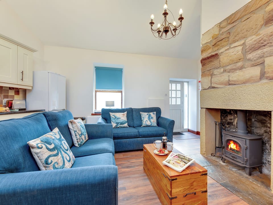 Open plan living space | The Coracle, Seahouses