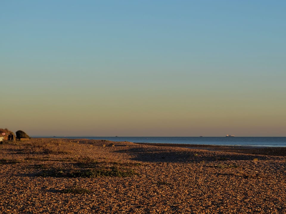 Local beach at sunset | The Glade, Ferring, Worthing