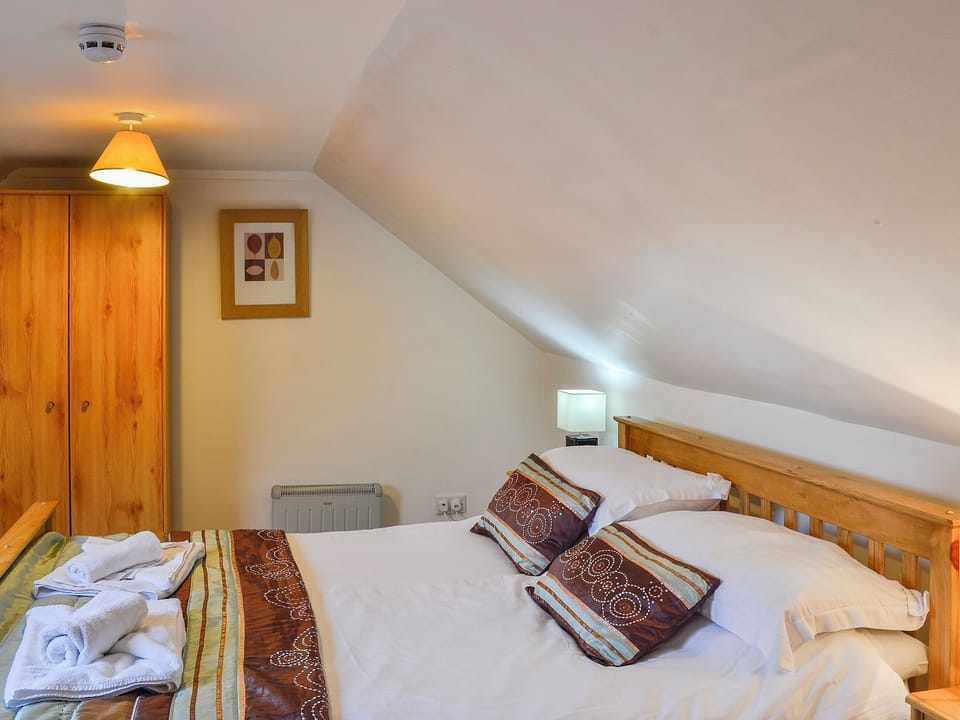 Welcoming double bedroom | The Hen Hoose, Nether Barr, near Newton Stewart