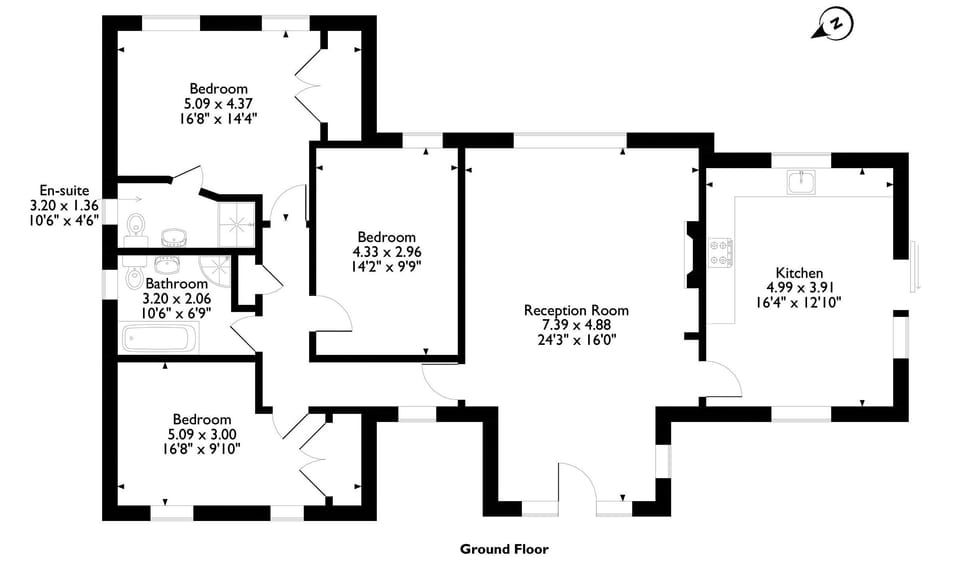 Floor plan of property | Swallow&rsquo;s Nest, Little Musgrave, near Kirkby Stephen