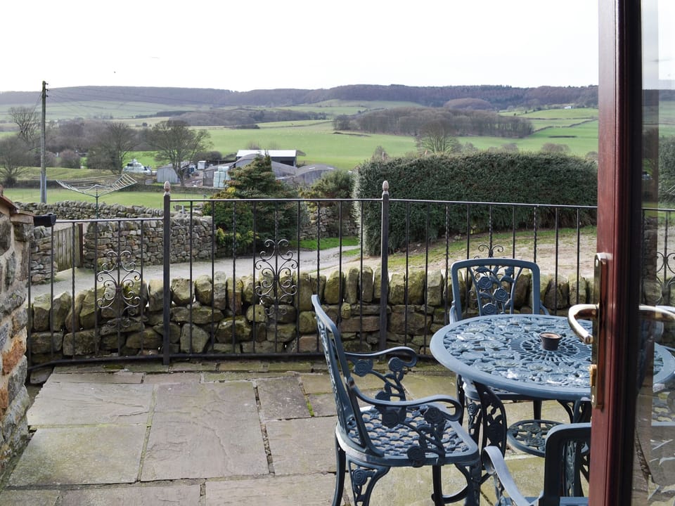 Sitting out area | Ellis Close Farm - Bramble Cottage - Ellis Close Farm Cottages, Harwood Dale, near Scarborough