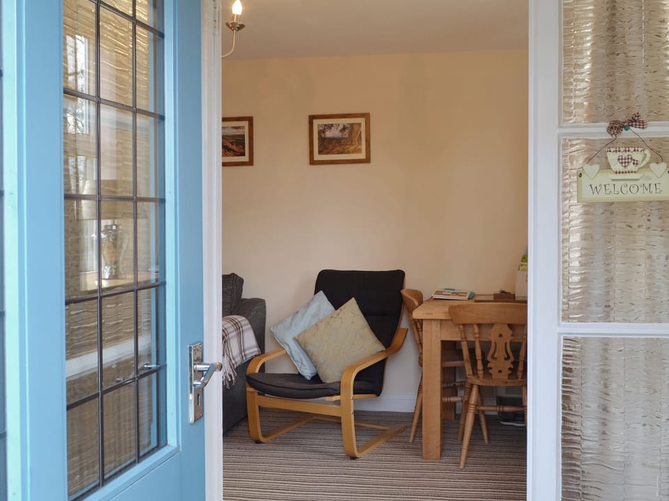 Main entrance to the holiday home | Forest View, Peak Forest, near Buxton