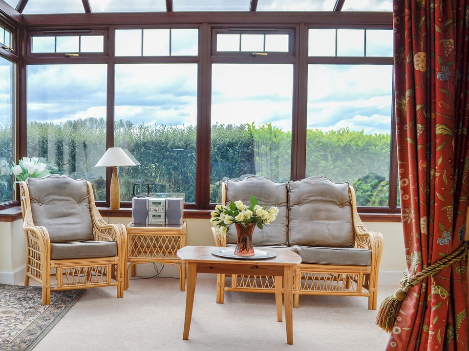 Sunny and airy conservatory | Bramble Cottage, Meigle
