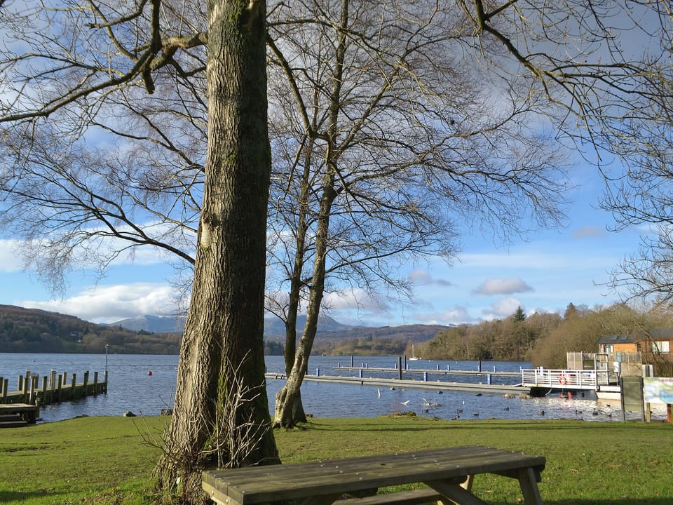 Lake Windermere and the beautiful surrounding countryside