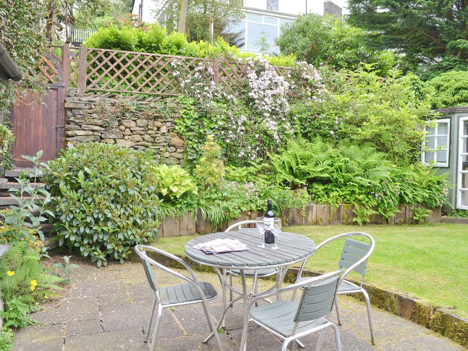 Sitting-out-area | Rustic Cottage, Bowness-on-Windermere