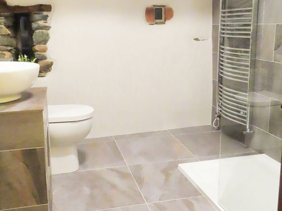 Wonderful contemporary shower room | The Garth - Blakebeck Farm, Mungrisdale, near Threlkeld