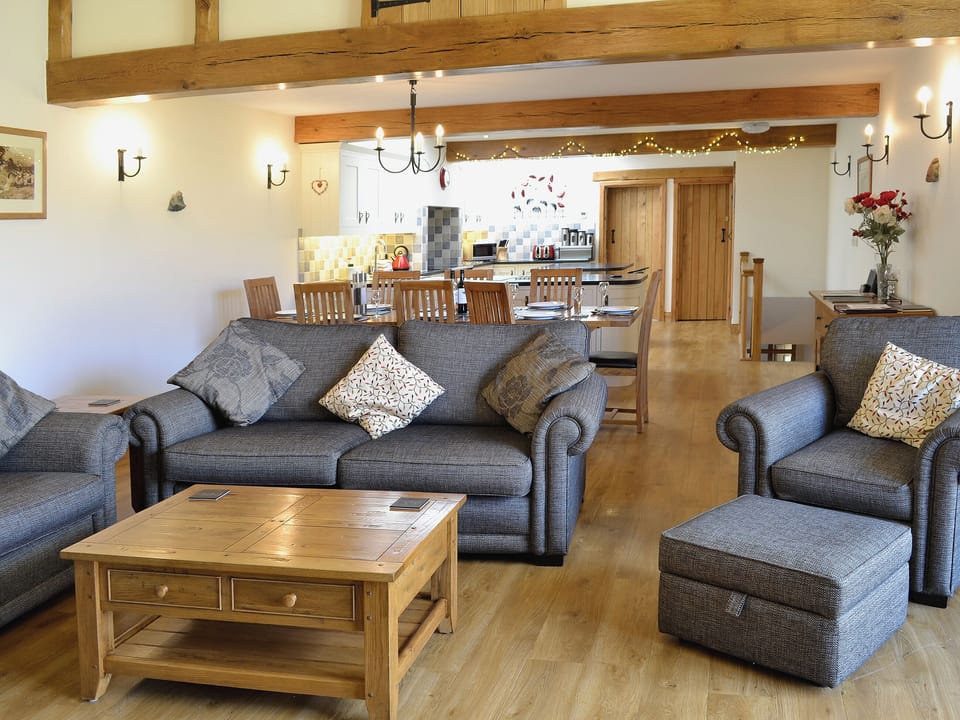 Open plan living/dining room/kitchen | Bram Cragg Barn, St. Johns-in-the-Vale, nr. Keswick