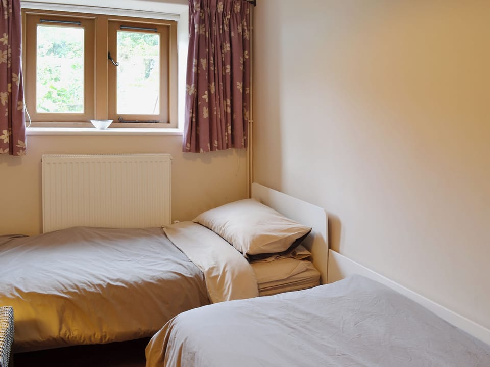 Twin bedroom | The Threshing Barn, Westbury Sub Mendip, nr. Wells