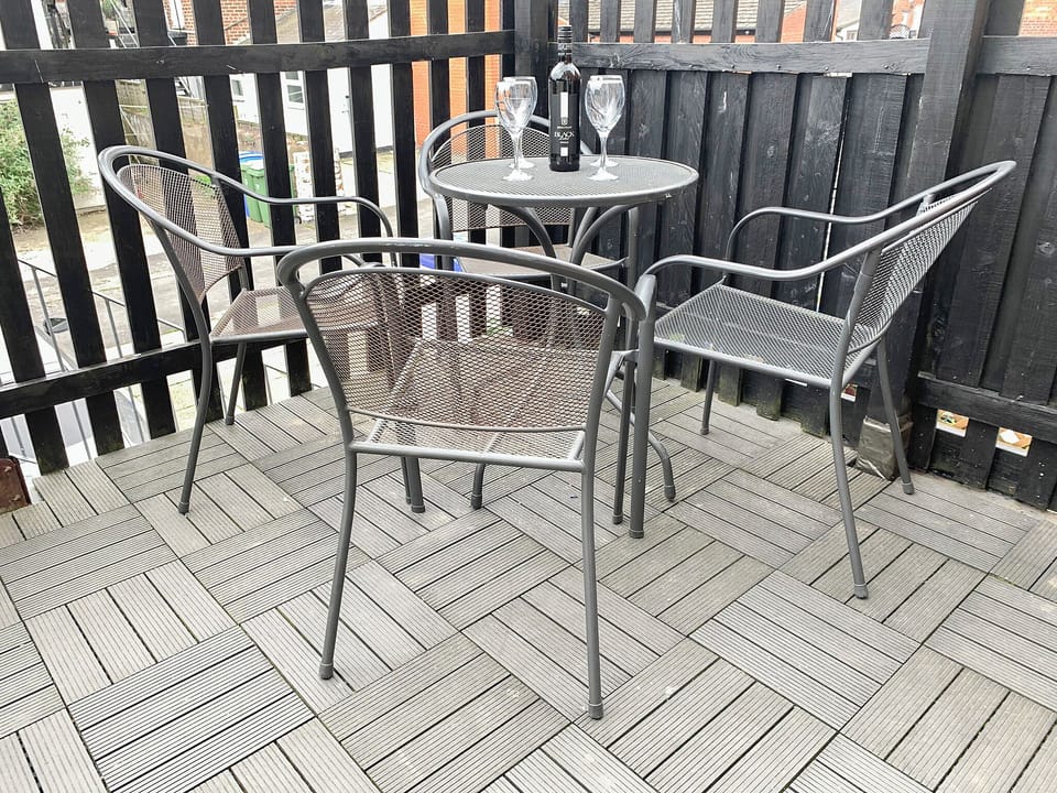 Patio | Upper Floors at The Lawns, Filey