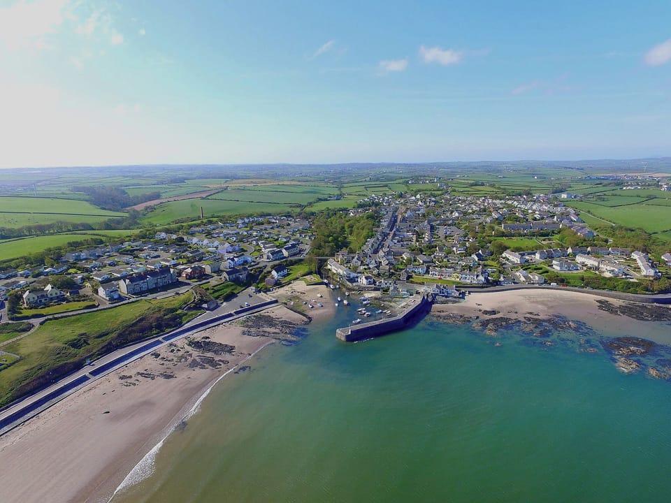 Aerial shot of Cemaes Bay | Quayside, Cemaes Bay