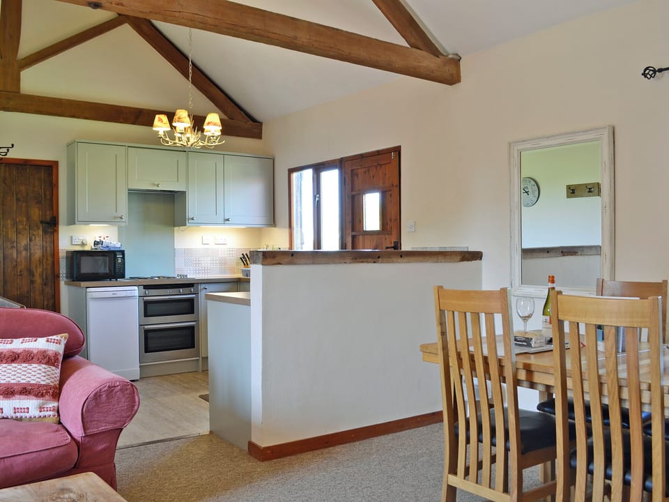 Beautifully presented open plan living space with beams | The Cart Shed - Hinton Grange, Hinton, near Dunwich