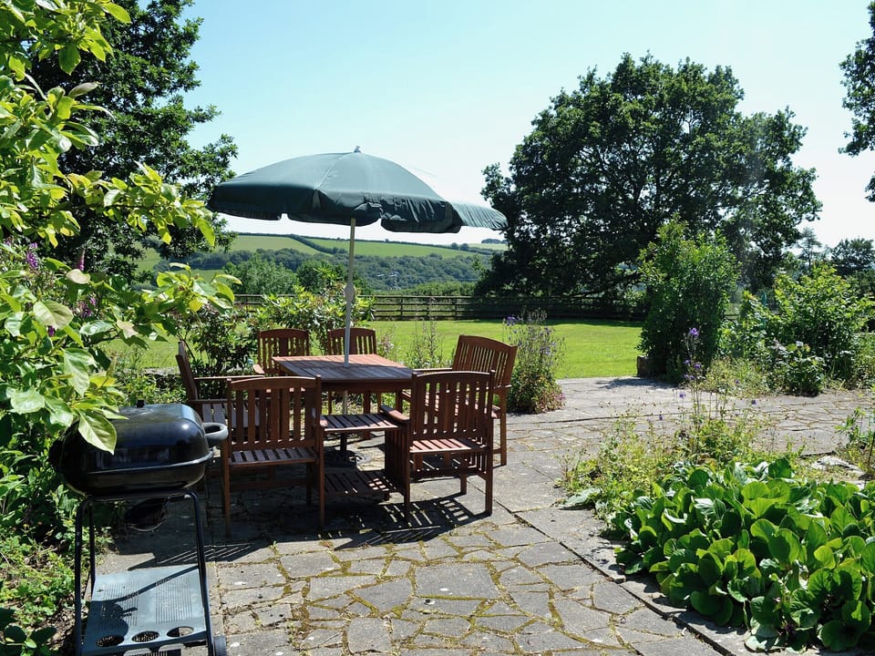 Sitting-out-area | Conifers, Bish Mill, nr. South Molton