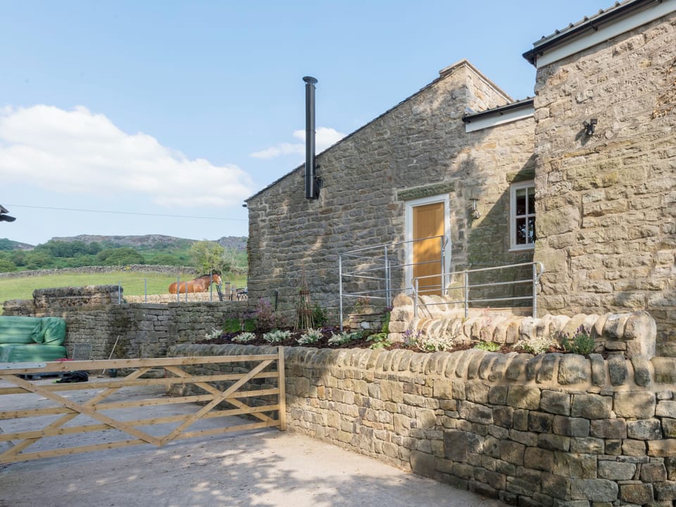 Entrance to rear | The Barn at Grislow Field, Baslow near Bakewell