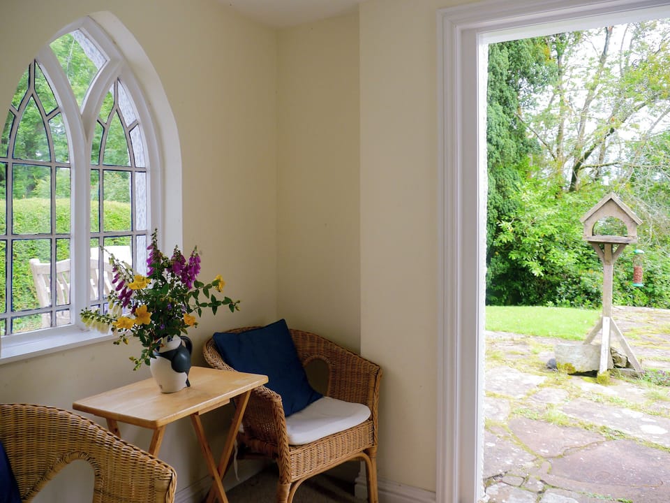 Gothic style sun room and porch | Little Boreland, Gatehouse of Fleet