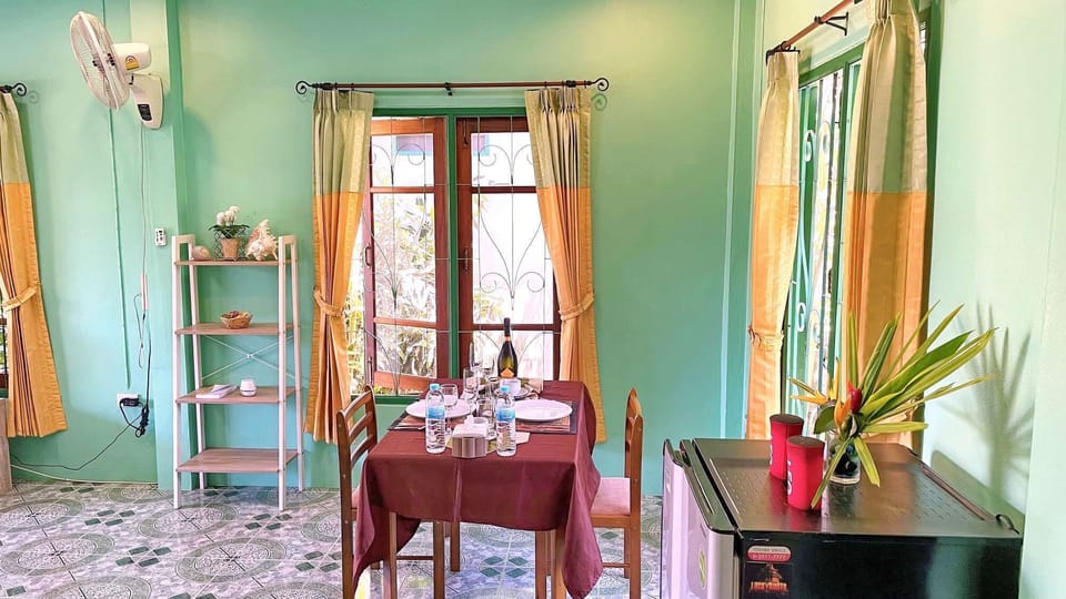 living and dining area