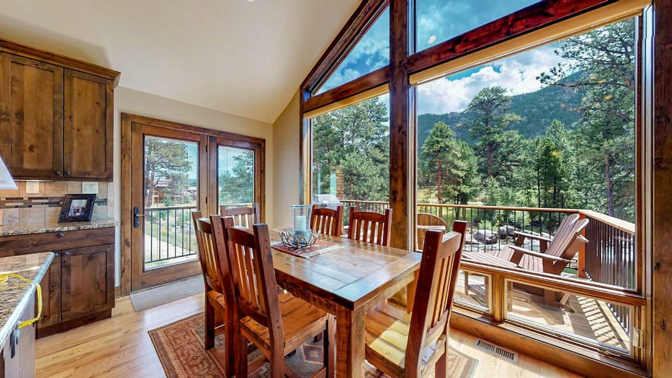 dining for six with river views