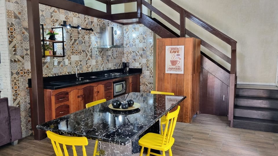 Family House, Kitchenette, Garden View | Private kitchen | Fridge, microwave, blender, cookware/dishes/utensils