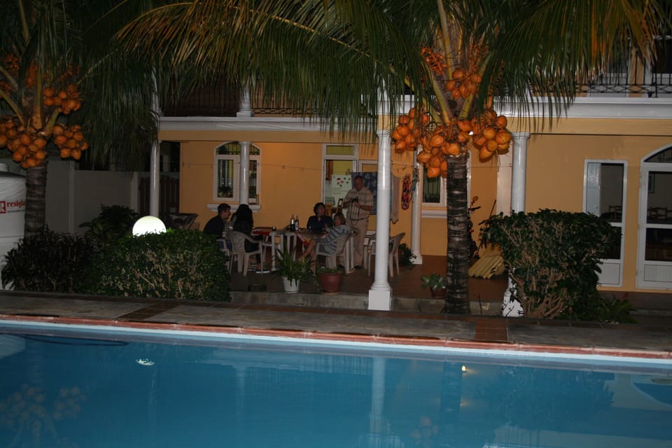 Villa at night