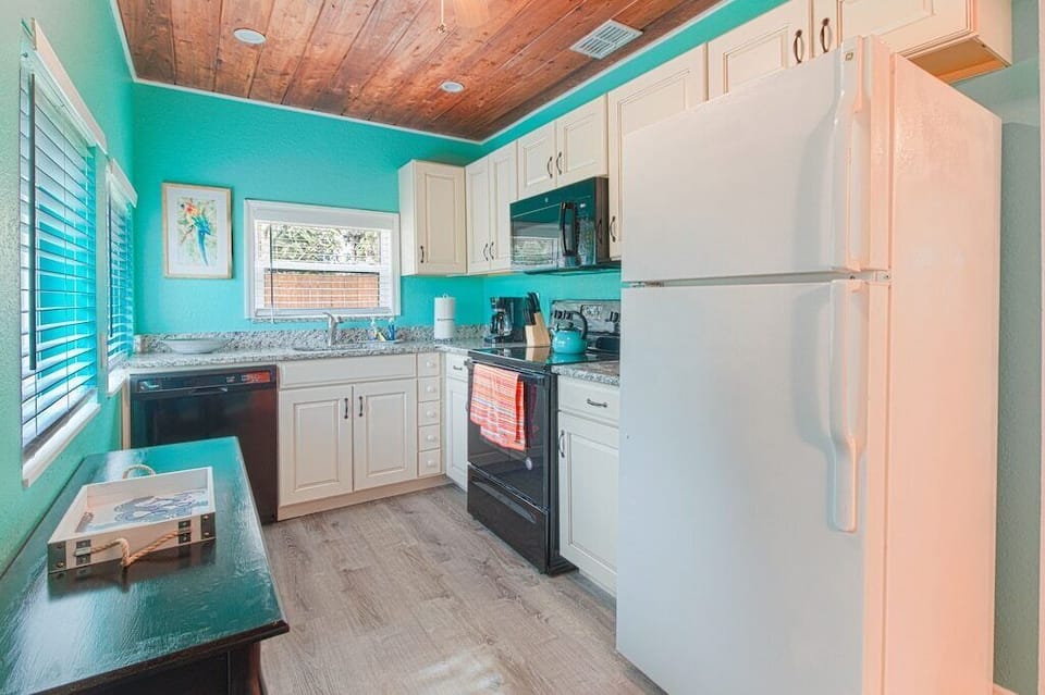 Kitchen has all you need. Just bring food!