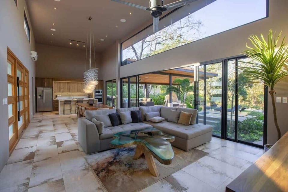 View to the dining, kitchen and living room area 