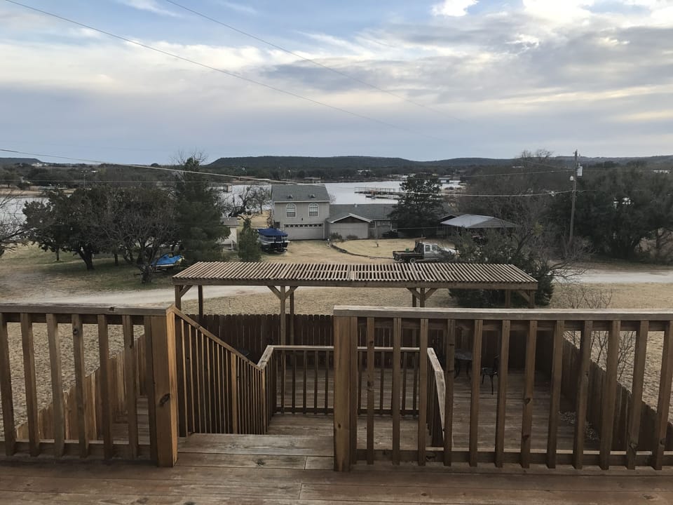 View from top deck