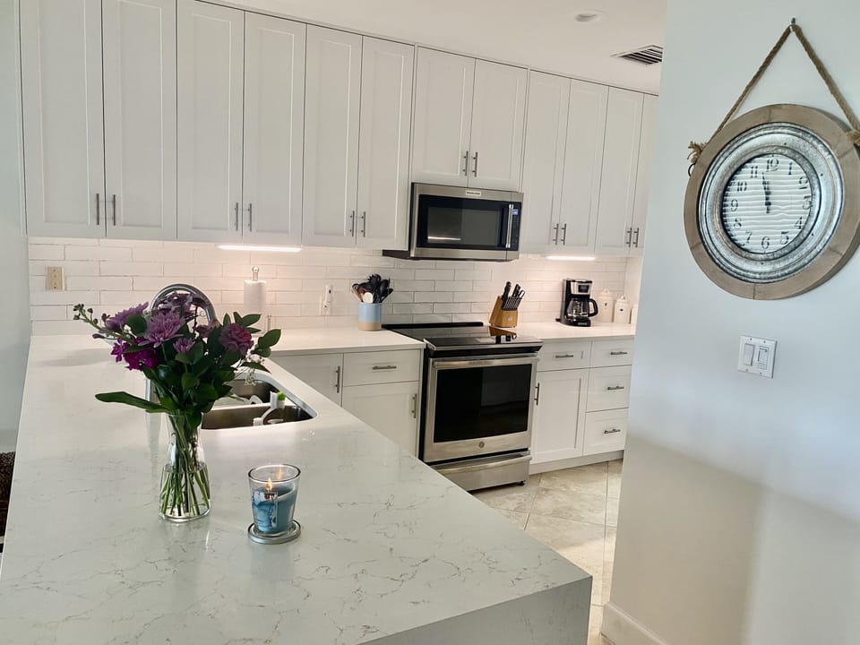 Newly refurbished kitchen