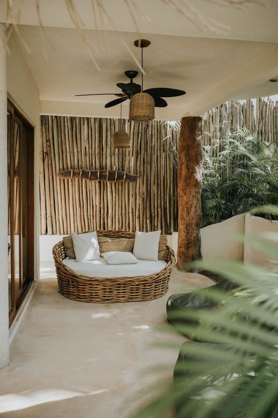 Outdoor seating area