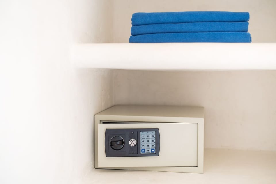 Each Bedroom with a personal safe