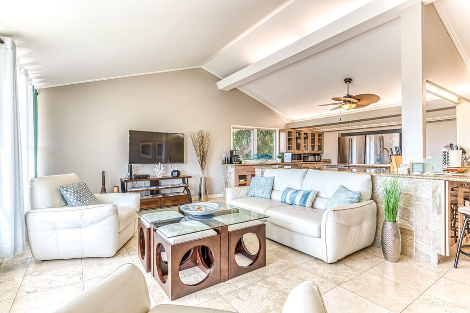 Updated tasteful furnishings throughout home