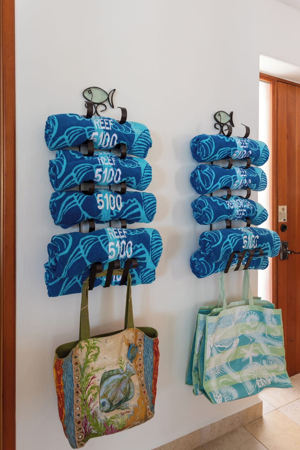 Plenty of beach towels always available