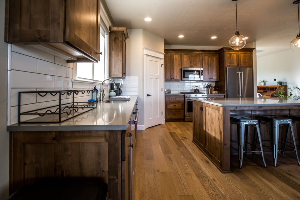 Gourmet kitchen with premium appliances