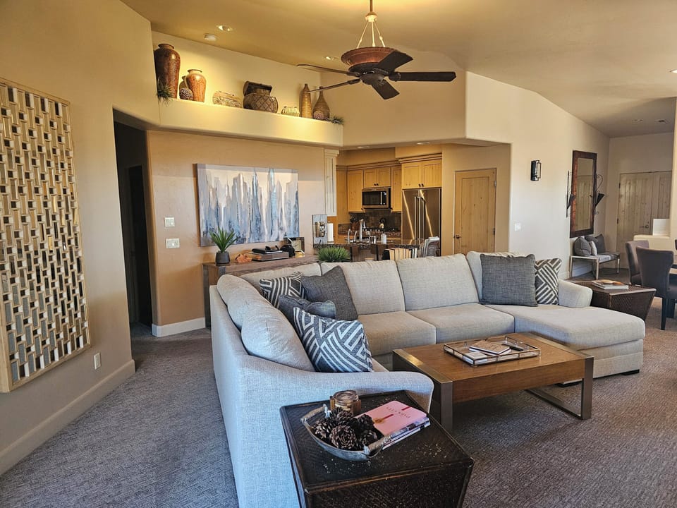 Great room with sectional sofa