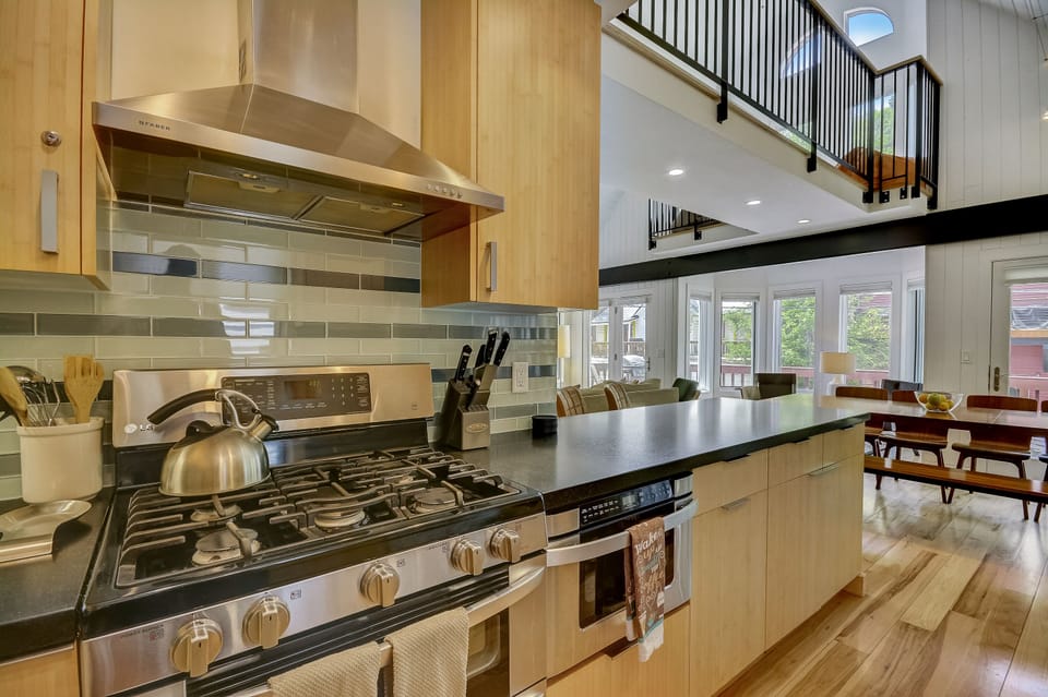 Gourmet cooking area