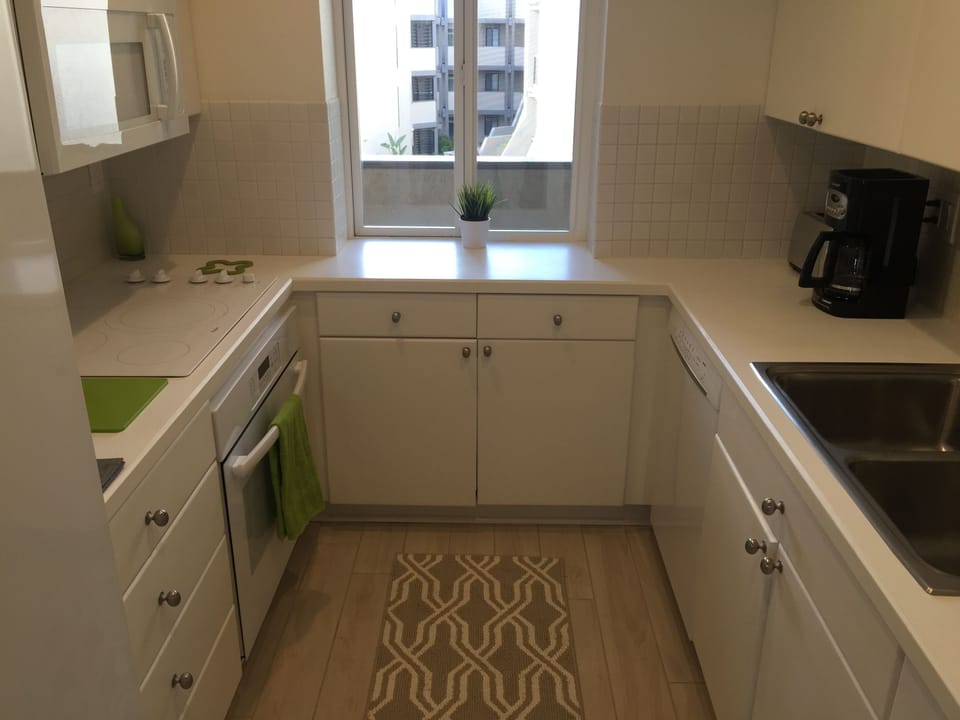New flooring and appliances