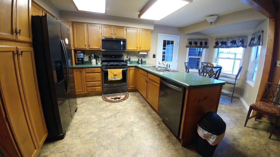 Kitchen with newer appliances