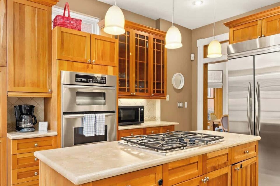 Kitchen with Stainless Steel Appliances on the Main Level