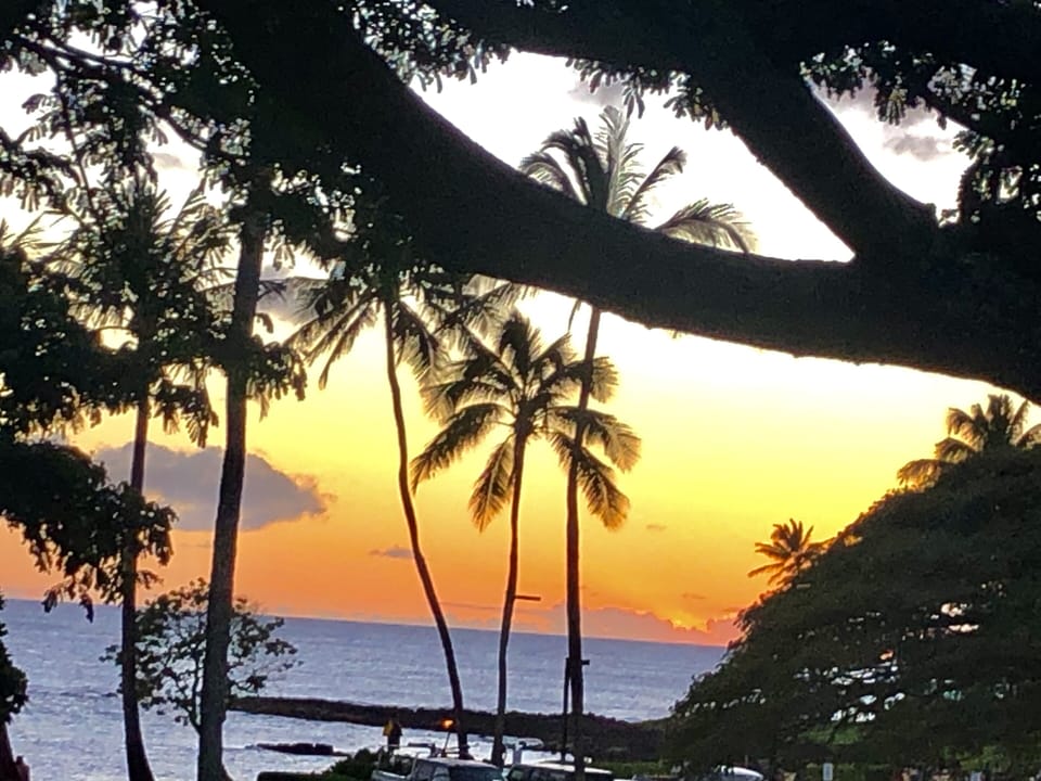 Sunset View from our lanai 