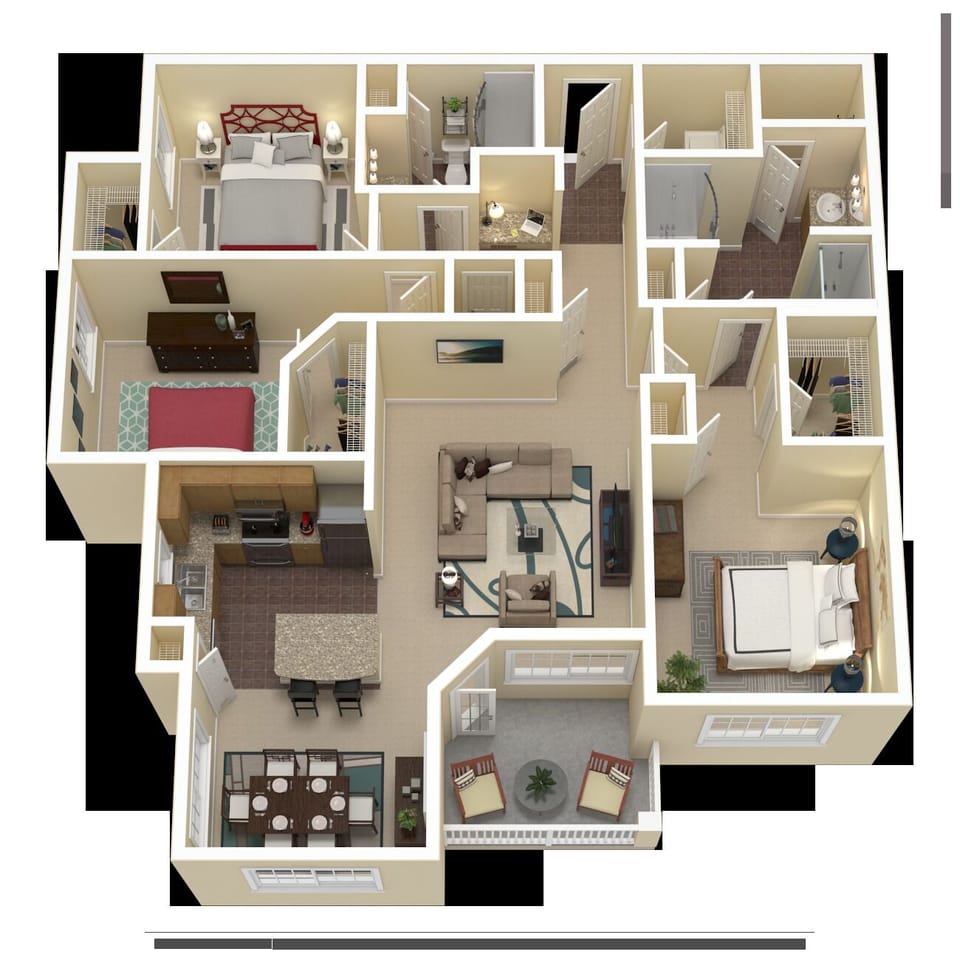 Unit floorplan